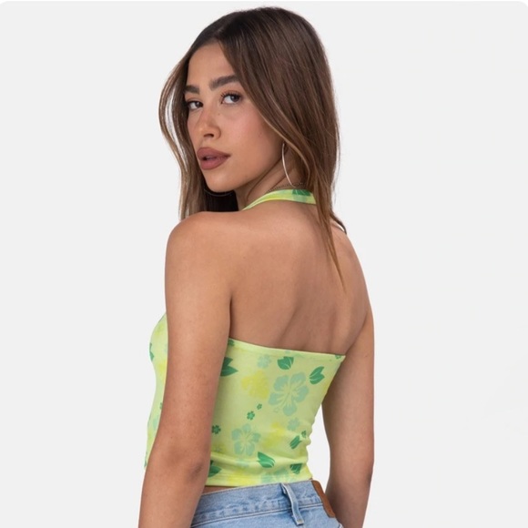 Adika Limelight Halter Crop Top - Picture 4 of 4